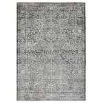 Jaipur Living - Jaipur Living Elvira Floral Gray/ Cream Area Rug 7'10"X10' - The Acadia collection features an assortment of both contemporary and timeless designs paired with a sumptuous sheen and irresistible, soft hand. The Elvira area rug depicts a distressed floral pattern in transitional hues of gray, cream, and silver with hints of rust and gold. The high-low pile creates depth and texture that perfects high and low traffic spaces of the home such as bedrooms, living rooms, offices, entryways, and halls.