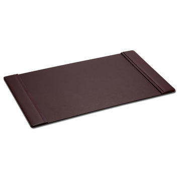 P3428 Chocolate Brown Leather 22"x14" Desk Pad