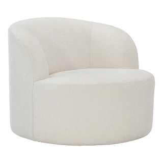 Bernhardt Elle Fabric Swivel Chair, 34"W x 37.5"D x 32"H - Transitional ...