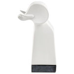 Elk Home - Elk Home H0017-9155 Elephant - 12.8 Inch Sculpture - With its matte white earthenware body and black stElephant 12.8 Inch S White/Gray *UL Approved: YES Energy Star Qualified: n/a ADA Certified: n/a  *Number of Lights:   *Bulb Included:No *Bulb Type:No *Finish Type:White