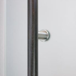 Modern Door Pull - Wood Finish - MWE Luna TG.1151 - Barn Door Hardware