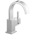 Delta - Delta Vero Single Handle Bathroom Faucet, Chrome, 553LF - You can install with confidence, knowing that Delta faucets are backed by our Lifetime Limited Warranty. Delta WaterSense labeled faucets, showers and toilets use at least 20% less water than the industry standard saving you money without compromising performance.