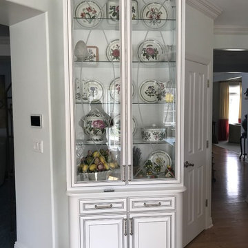 cabinet refacing--new cabinets with splash