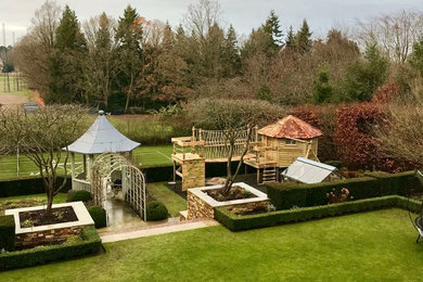 Design ideas for a country garden in Surrey.