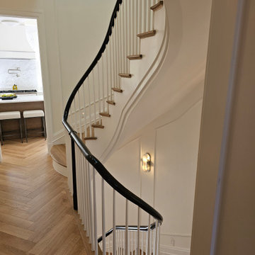 Project #131 | Three-Story Elliptical Staircase in Historic Home