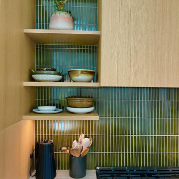 Japanese-Style Oak Kitchen
