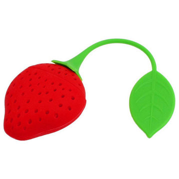 Modern Home Strawberry Silicone Loose Tea Infuser - Brew Tea in Food Grade Easy