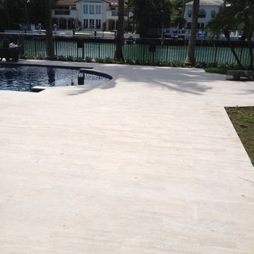 Coliseum Stone Rustic Travertine Pool Deck