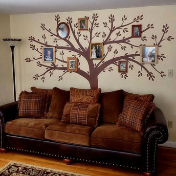 Photo frame wall decal (family tree wall decal)