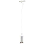 ET2 Lighting - Dwell 1-Light LED Pendant - Classic cylinder pendants of White with a very unique feature. The bottom is gimbaled to allow the light to be adjusted 30 degree to direct the light where you most need it. Each fixture is supplied with a replaceable LED reflector bulb.