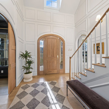 Contemporary Paneled Entryway