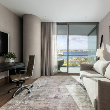 Serene Home Office With Ocean Views | Calm & Contemporary Workspace