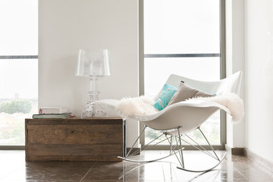 Eclectic living room photo in Amsterdam