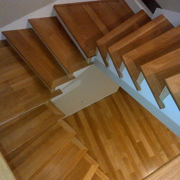 Natural Swedish finished White oak rift  quartersawn installation Vancouver BC