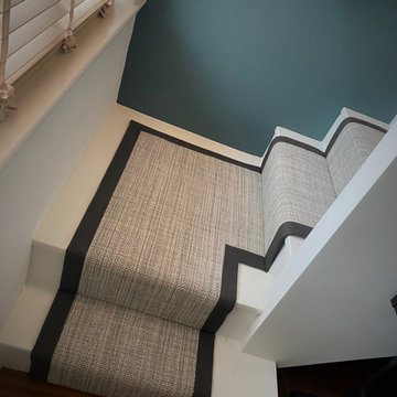 Wool runner with border...