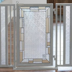 Fusion Gates - Fusion Gate with Bauhaus Border Design - Dog Gates