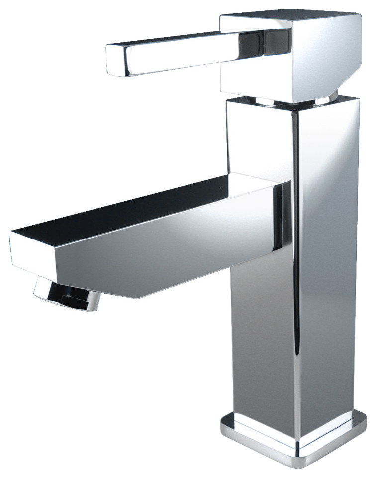 Fresca Bevera Single Hole Mount Bathroom Vanity Faucet - Chrome ...