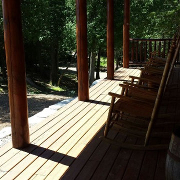 Porches - Log Cabin Home
