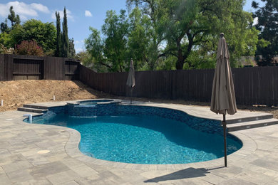 Example of a pool design in Orange County