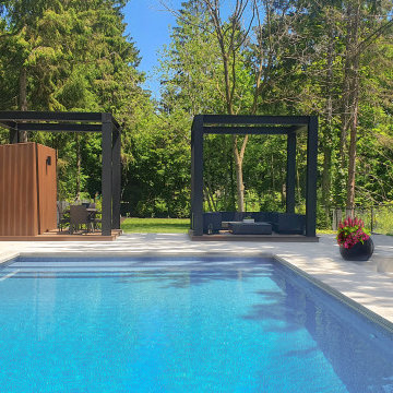 Mississauga modern pool