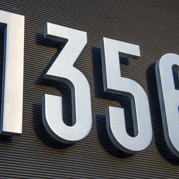 modern house numbers