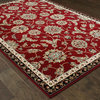 Oriental Weavers Kashan 370RI Red/ Multi Area Rug 3'10'' X  5' 5''