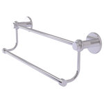 Allied Brass - Mercury 36" Double Towel Bar with Twist Accents, Polished Chrome - Add a stylish touch to your bathroom decor with this finely crafted double towel bar. This elegant bathroom accessory is created from the finest solid brass materials. High quality lifetime designer finishes are hand polished to perfection.