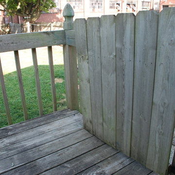 Pressure Treated Deck Stain Project Start to Finish