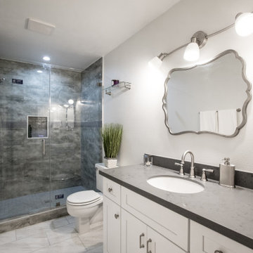 Rustic and Contemporary Combo Bathroom Remodeling in Pasadena, CA
