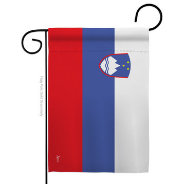 Slovenia of the World Nationality Garden Flag