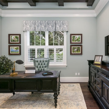 Coastal inspired estate sited on over one acre on Lake Butler in Windermere
