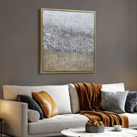 Matter Abstract Textured Metallic Hand Painted Wall Art by Martin Edwards