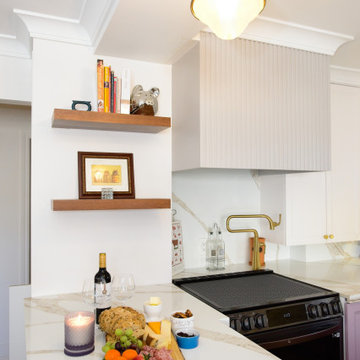 East York Bungalow Dark Lilac Custom Home