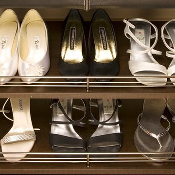 Polished Chrome Shoe Shelve