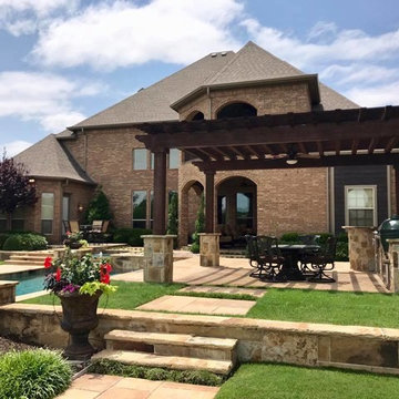 Beautiful Southlake Exterior & Pergola