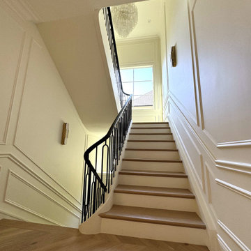 Project #134 | Straight Staircase with Elliptical Stringer