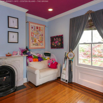 Colorful Bedroom with Large New Double Hung Window - Renewal by Andersen NJ / NY