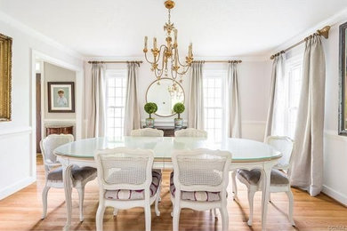 Photo of a transitional dining room in Richmond.