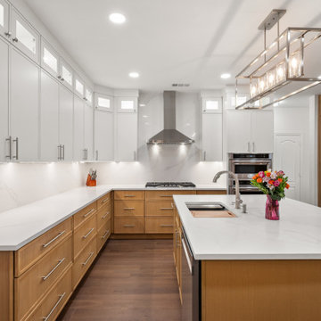 Modern Perimeter Kitchen Cabinets After