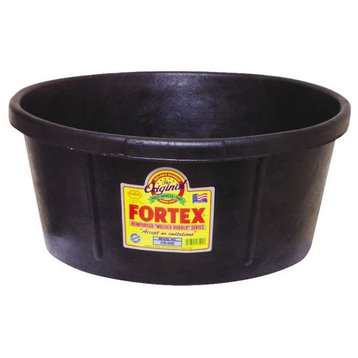 Fortex/Fortiflex CR650 Molded Rubber Utility Tub, 6.5 gal.