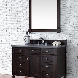 48 inch Single Bathroom Vanity Mahogany Finish No Top - Bathroom Vanities And Sink Consoles