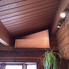 Living Room Window Vaulted Ceilings