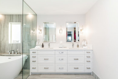 Inspiration for a bathroom remodel in Edmonton