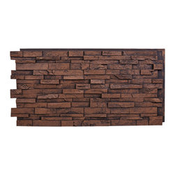 147-EVEREST DEEP SLATE STACKED WALL PANEL - 24"H - Wall Panels