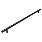 Cosmas - Cosmas 305-320FB Flat Black 12-5/8&rdquo; CTC (320mm) Euro Bar Pull - Hole Centers / Drilling: 12-5/8" (320mm)