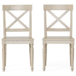 Farmhouse Dining Chairs by GDFStudio