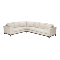 Natuzzi Editions Transitional Sectional Sofa A355 - Sectional Sofas