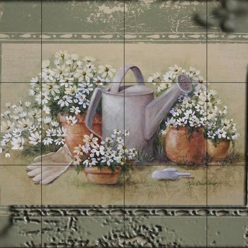 Rita Broughton - Kitchen Backsplash Tile Murals