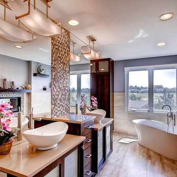 Clever Features and Functional Design for a Large Master Bath