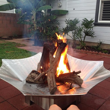 Custom Stainless Steel Wood Burning Fire Pit